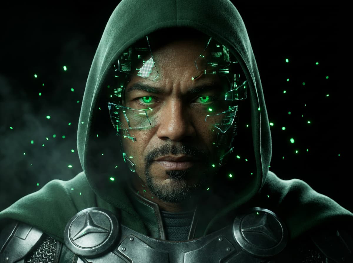 Super-Héros 2.0 — Doctor Doom portrait par Sylmi