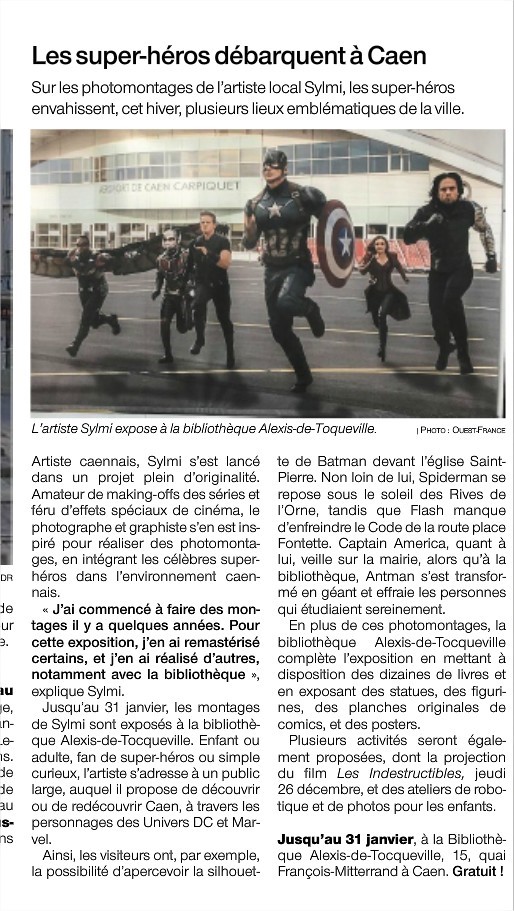 Ouest-France — Les Super-Héros débarquent à Caen — 2ème édition